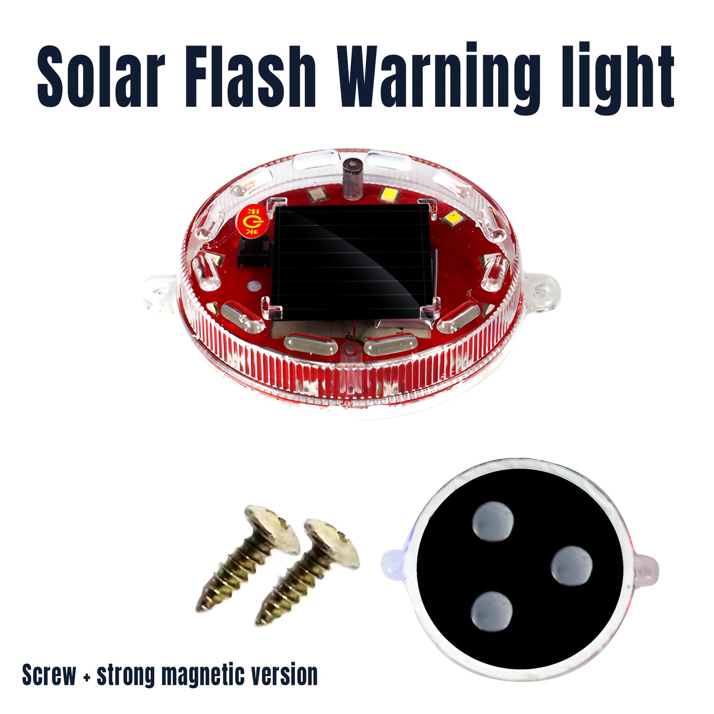 MV06975 LED Solar Flash Warning Light
