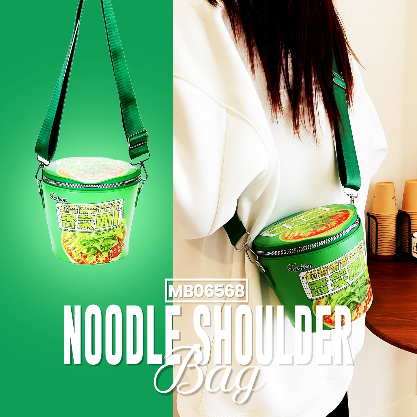 MB06568 Noodle Shoulder Bag