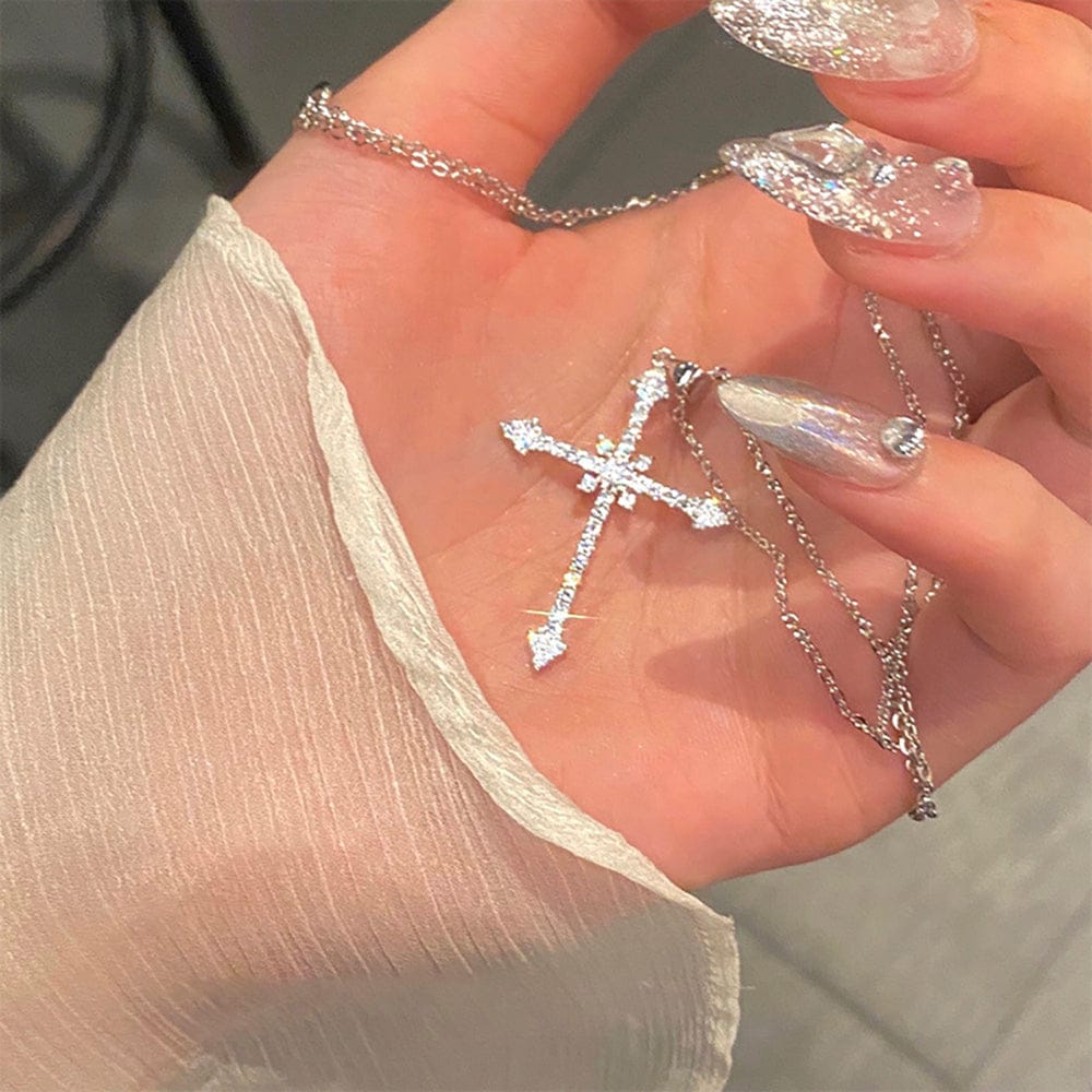 MJ02375 Cross Necklace Girl