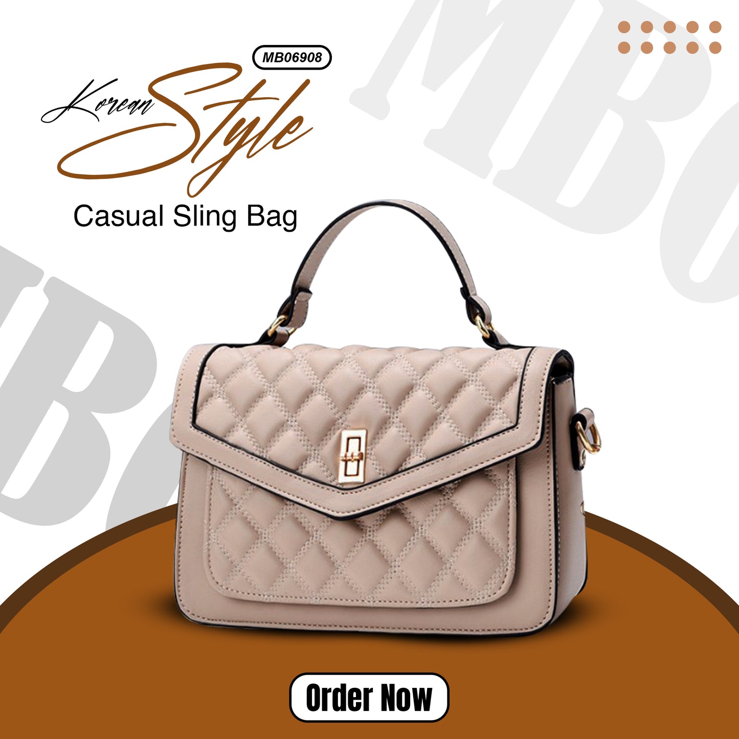 MB06908 Korean style casual Sling Bag